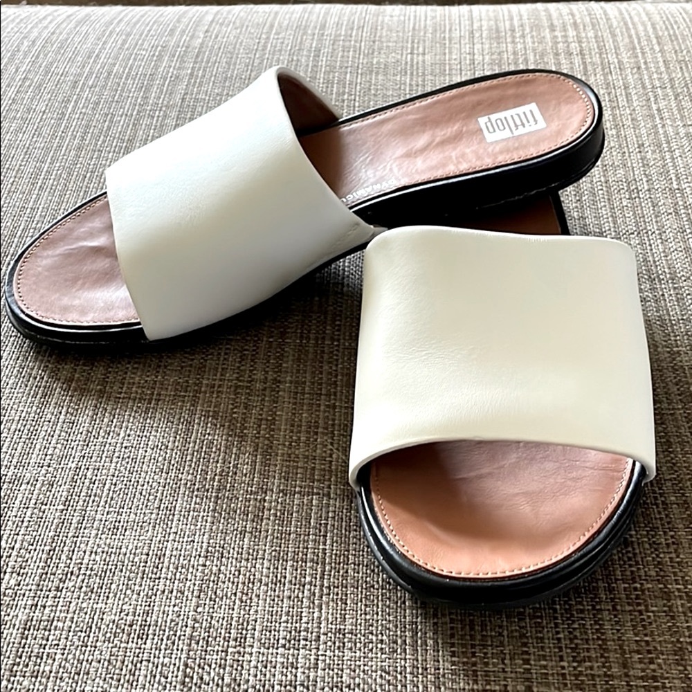 FitFlop Leather Slides